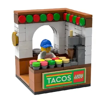 LEGO Taco stand set