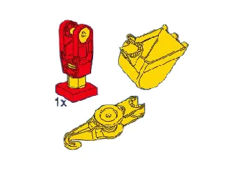 LEGO Toolo Loader, Hook and Turntable set