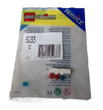 LEGO 1x4 Lighing Brick and 4 Colour Globes set