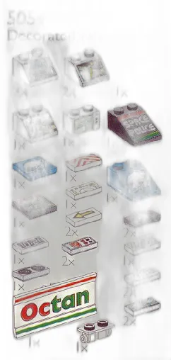 LEGO Decorated Elements set