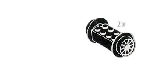 LEGO Wheel Sets, Black set