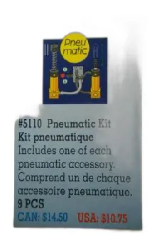 LEGO Pneumatic Value Pack set box