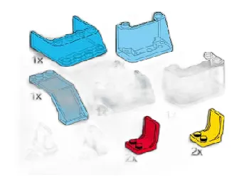 LEGO Windows, Seats, Steering Wheels set