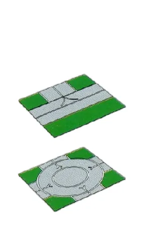 LEGO T-Junction, Circle (Airport) set