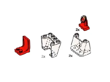 LEGO Seats, Steering Wheels and Windscreens set