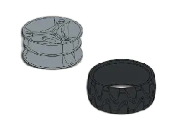 LEGO Silver Wheels set