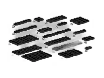 LEGO Black Plates Assorted set