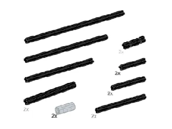 LEGO Cross Axles set
