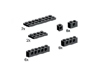 LEGO Small Beams and Plates with holes set