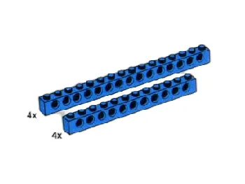 LEGO TECHNIC Beams [Blue] set