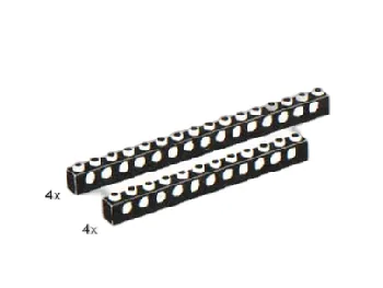 LEGO TECHNIC Beams {black} set