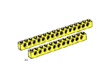 LEGO TECHNIC Beams {yellow} set