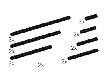 LEGO Cross Axles & Extensions set