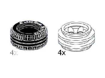 LEGO Small Tires set box