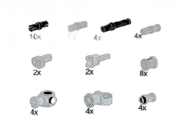 LEGO Toggle Joints and Connectors set
