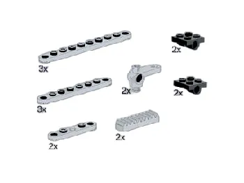 LEGO Plates, Gear Racks set