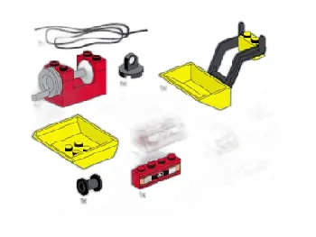 LEGO Crane and Digger Accessories set