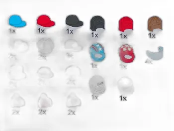 LEGO Headgear (Hats and Hair) set