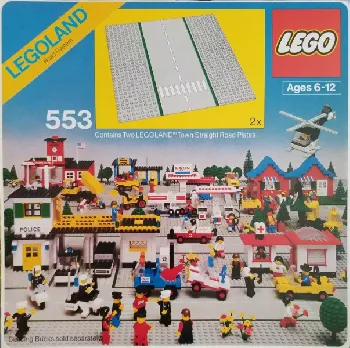 LEGO Straight Road Plates set