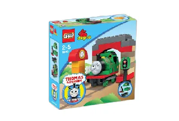 LEGO Percy at the Sheds set