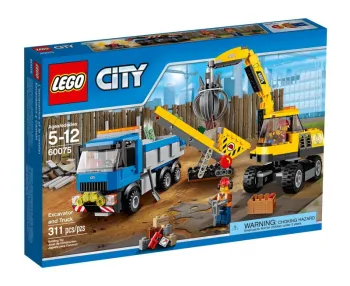 LEGO Excavator and Truck set