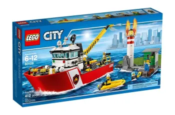 LEGO Fire Boat set