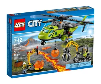 LEGO Volcano Supply Helicopter set