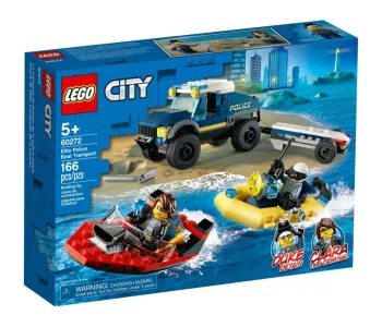 LEGO Elite Police Boat Transport set