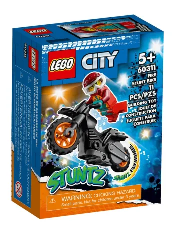 LEGO Fire Stunt Bike set