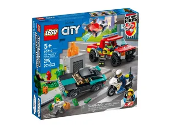 LEGO Fire Rescue & Police Chase set