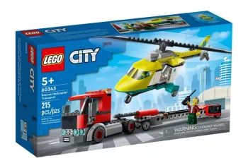 LEGO Rescue Helicopter Transport set