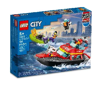 LEGO Fire Rescue Boat set