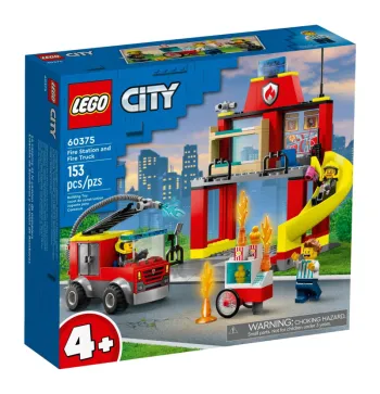LEGO Fire Station and Fire Truck set