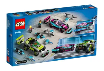 Back of LEGO Modified Race Cars set box