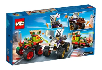 Back of LEGO Monster Truck Race set box