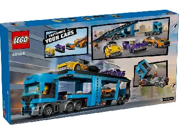 Back of LEGO Car Transporter  set box