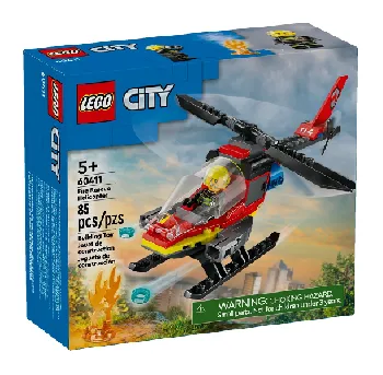 LEGO Fire Rescue Helicopter set