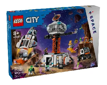 LEGO Space Base and Rocket Launchpad set box