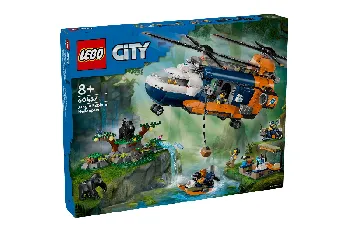 LEGO Jungle Explorer Helicopter at Base Camp set