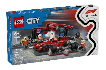 LEGO F1 Pit Stop & Pit Crew with Ferrari Car set