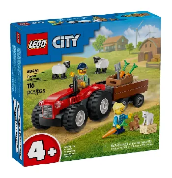 LEGO Tractor with Trailer set