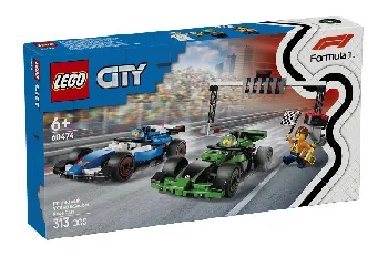 LEGO F1 Grid with VCARB & Sauber Race Cars set