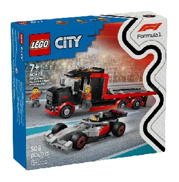 LEGO F1 Display Truck with Audi F1 Race Car set