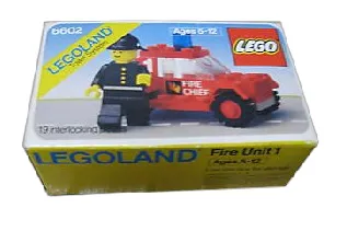 LEGO Fire Chief's Car set
