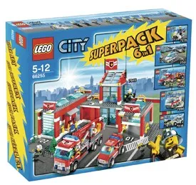 LEGO City Super Pack 6 in 1 set