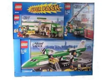 LEGO City Super Pack (7733 7734 7992) set