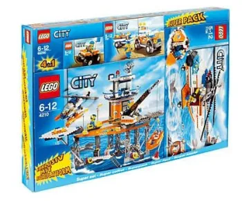 LEGO City Coast Guard Super Pack 4 in 1 set