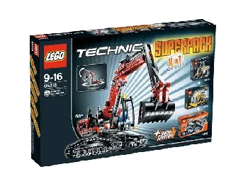 LEGO Technic Super Pack 4 in 1 (8259 8290 8293 8294) set