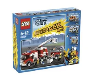 LEGO City Super Pack 4 in 1 set box