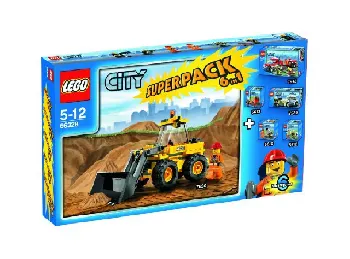 LEGO City Super Pack 6 in 1 set box